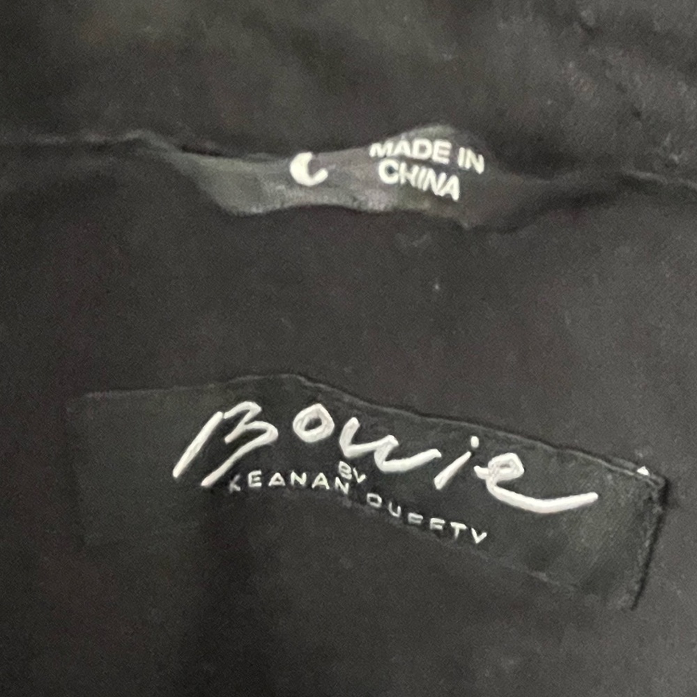 Black Double-Breasted Trench Coat - Picture 5 of 5